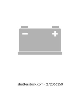 Simple icon car battery.