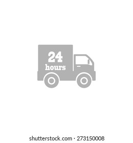 Simple icon car delivery. 