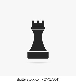 Simple icon Chess Rook.