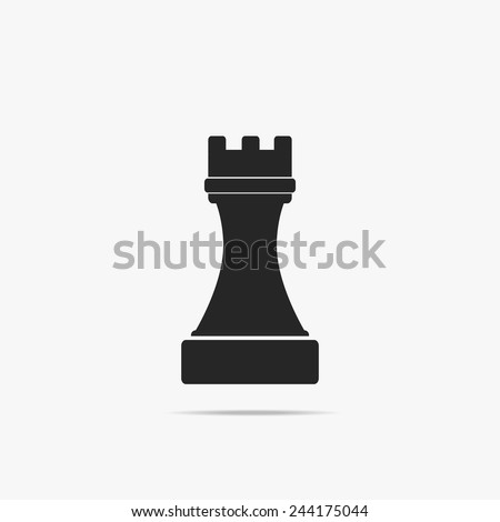 Simple icon Chess Rook.