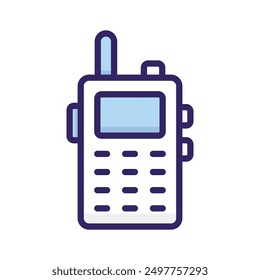 A simple icon of a classic mobile phone with a numeric keypad
