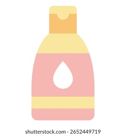 Ícone simples de limpezas em um pacote retangular.