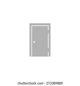 A simple icon of closed doors.
