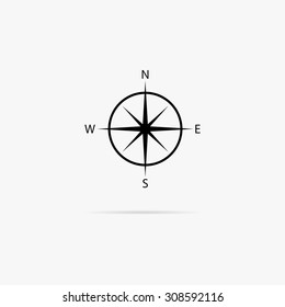 Simple icon compass