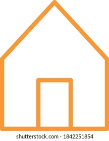 simple icon concept for buildings and architecture