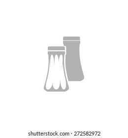 Simple icon container of pepper and salt.