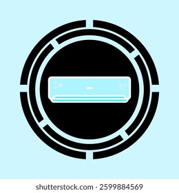 simple icon for cooling ac
