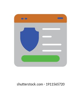 Simple icon design for both economic and financial needs