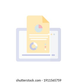Simple icon design for both economic and financial needs