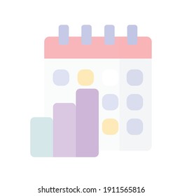 Simple icon design for both economic and financial needs