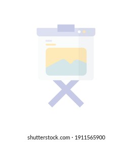 Simple icon design for both economic and financial needs
