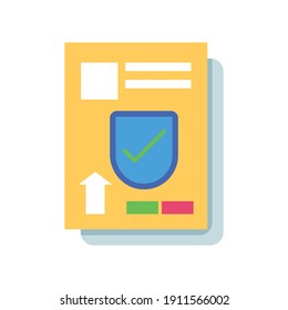Simple icon design for both economic and financial needs