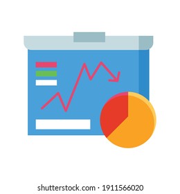 Simple icon design for both economic and financial needs