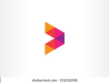 Simple Icon design element for business card template