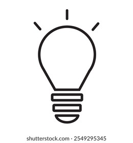simple icon design of light on