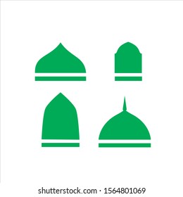 Simple icon design of the quba mosque