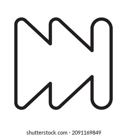Simple icon design for Video and Audio Application interface