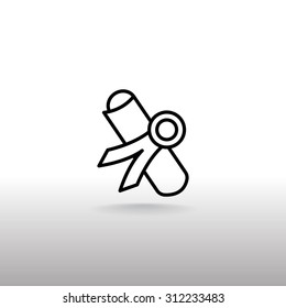 Simple icon diploma