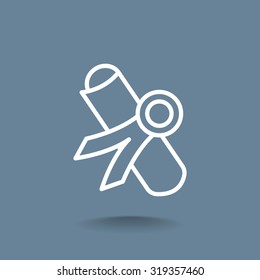 Simple icon diploma