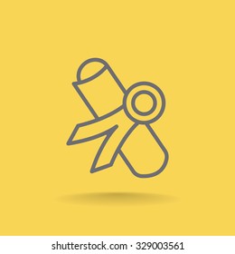 Simple icon diploma