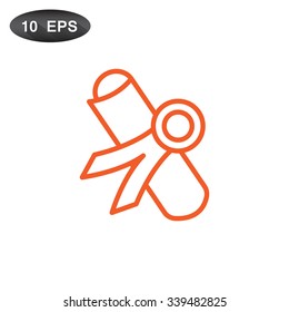 Simple icon diploma