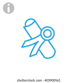 Simple icon diploma