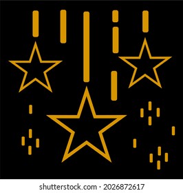 simple icon and drawing image celebrating