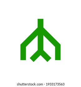 Simple Icon Eco House Vector Illustration Design. Recomended For Real Estate Logo.