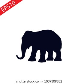 Simple icon elephant.