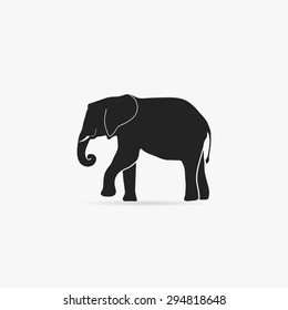 Simple Icon Elephant.