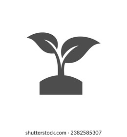 einfaches Symbol für Energieeinsparung und Umwelt