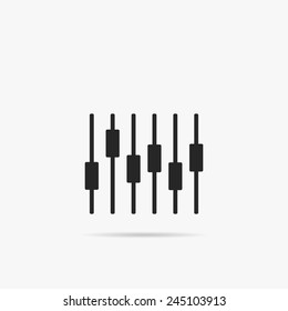 Simple icon equalizer.