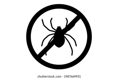 A simple icon for exterminating pests, spiders