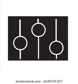 Simple  icon featuring a clean gear symbol. Perfect for apps, websites, and interfaces. Fully editable vector, scalable and ideal for system preferences and controls.