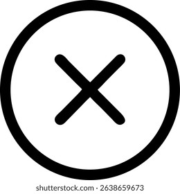 A simple icon featuring a social media symbol enclosed within a circular outline, suitable for various online platforms and applications.