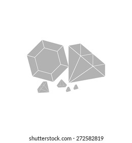A simple icon for a few diamonds.