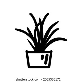 simple icon, flower icon in pot is pretty good