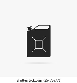 Simple icon Fuel jerrycan.