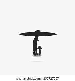 Simple icon fungus.