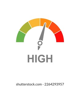 icono simple de calibración para medir una velocidad