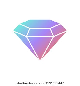 Simple icon gem element for your design