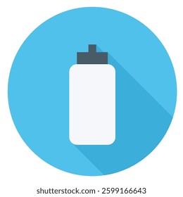 Simple icon of a generic bottle for liquids, beverages, or products.