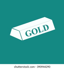 A simple icon of gold bullion