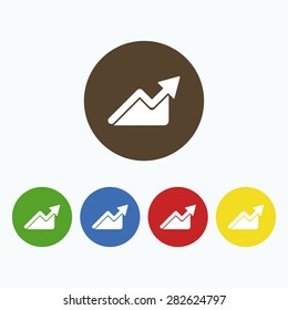 Simple icon graphics growth.