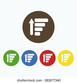 Simple icon graphics growth.