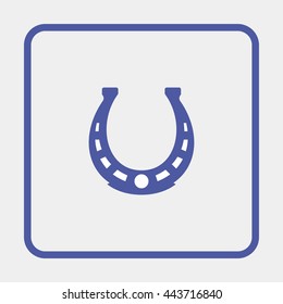 Simple icon horseshoe.