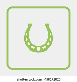 Simple icon horseshoe.