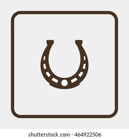 Simple icon horseshoe.