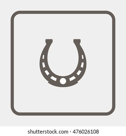 Simple icon horseshoe.