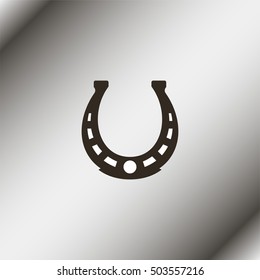 Simple icon horseshoe.